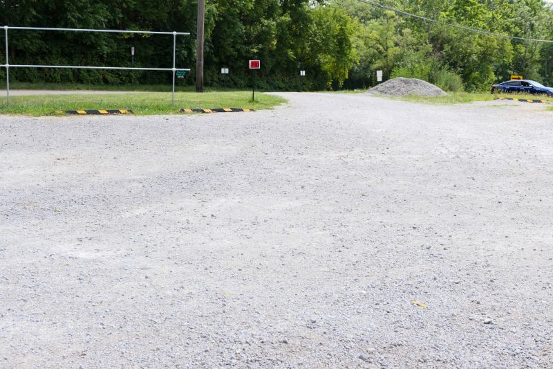 Finished Gravel Parking Lot