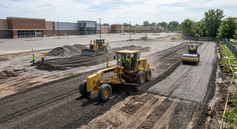 Parking Lot Excavation in Salt Lake City, UT