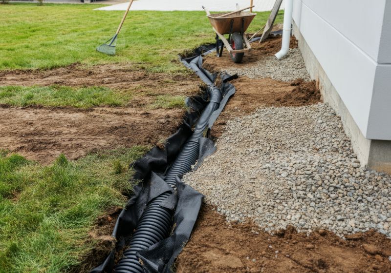 Yard Sloping for Drainage